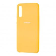 Чохол для Samsung Galaxy A70 (A705) Silky Soft Touch жовтий