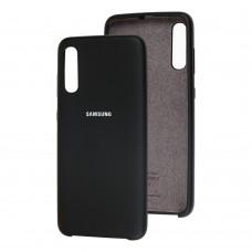 Чехол для Samsung Galaxy A70 (A705) Silky Soft Touch черный