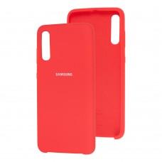 Чохол для Samsung Galaxy A70 (A705) Silky Soft Touch червоний