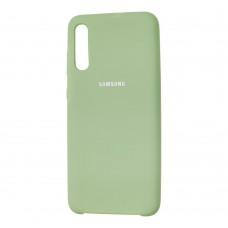 Чехол для Samsung Galaxy A70 (A705) Silky Soft Touch мятный
