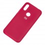Чохол для Xiaomi Redmi 7 Silicone Full рожево-червоний