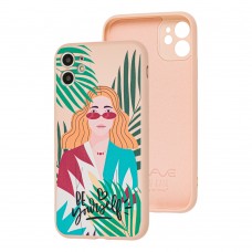 Чехол для iPhone 11 Wave Fancy girl go wild / pink sand