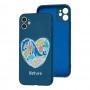 Чохол для iPhone 11 Wave Fancy undersea world / dark blue