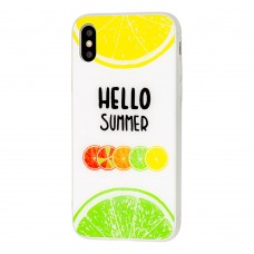Чехол для iPhone X / Xs Hello Summer 