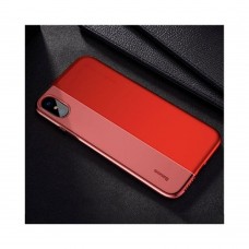 Чехол для iPhone X / Xs Baseus Half to Half красный
