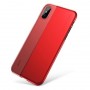 Чехол для iPhone X / Xs Baseus Half to Half красный