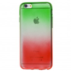 Чохол Tricolor для iPhone 6 фіолетово-червоний
