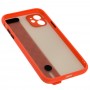 Чохол для iPhone 11 WristBand LV червоний/чорний