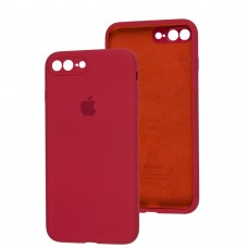 Чехол для iPhone 7 Plus / 8 Plus Slim Full camera rose red