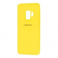 Чехол для Samsung Galaxy S9 (G960) Logo желтый