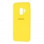 Чохол Samsung Galaxy S9 (G960) Logo жовтий