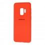 Чехол для Samsung Galaxy S9 (G960) Logo светло-красный