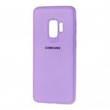 Чехол для Samsung Galaxy S9 (G960) Logo фиолетовый