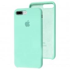 Чехол Silicone для iPhone 7 Plus / 8 Plus case ice blue / бирюзовый