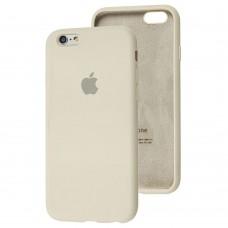 Чехол для iPhone 6 / 6s Silicone Full бежевый / antique white 