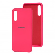 Чехол для Samsung Galaxy A50 / A50s / A30s Silicone Full розовый / barbie pink