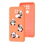 Чехол для Xiaomi Redmi Note 9 Wave Fancy panda / peach