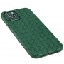 Чехол для iPhone 12 Pro Max Weaving case зеленый