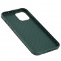 Чохол для iPhone 12 Pro Max Weaving case зелений