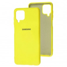 Чехол для Samsung Galaxy A12 (A125) Silicone Full желтый