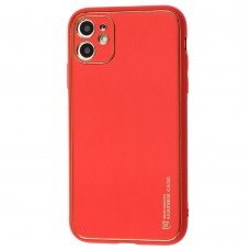 Чехол для iPhone 11 Leather Xshield red