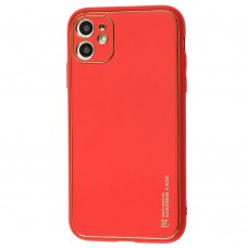 Чохол для iPhone 11 Leather Xshield red