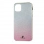 Чохол для iPhone 11 Pro Max Swaro glass сріблясто-рожевий