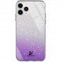 Чохол для iPhone 11 Pro Swaro glass сріблясто-фіолетовий