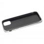 Чехол для iPhone 11 Pro Swaro glass серебристо-черный