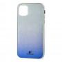 Чохол для iPhone 11 Pro Swaro glass сріблясто-синій