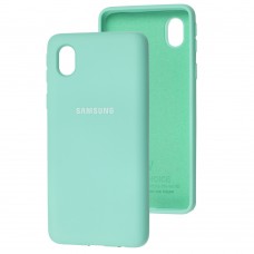 Чехол для Samsung Galaxy A01 Core (A013) Silicone Full бирюзовый