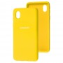 Чохол для Samsung Galaxy A01 Core (A013) Silicone Full жовтий