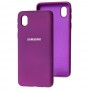 Чохол для Samsung Galaxy A01 Core (A013) Silicone Full фіолетовий / grape