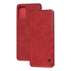Чехол книжка для Samsung Galaxy S20 (G980) G-case Vintage Business красный