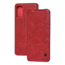 Чехол книжка для Samsung Galaxy S20+ (G985) G-case Vintage Business красный