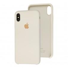 Чехол silicone case для iPhone Xs Max stone