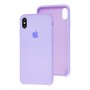 Чохол silicone case для iPhone Xs Max lavander