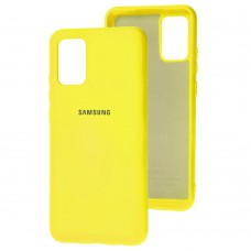 Чехол для Samsung Galaxy A02s (A025) Silicone Full желтый