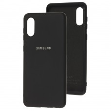 Чехол для Samsung Galaxy A02 (A022) Silicone Full черный