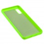 Чехол для Samsung Galaxy A02 (A022) Silicone Full салатовый / neon green