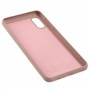 Чехол для Samsung Galaxy A02 (A022) Silicone Full розовый / pink sand