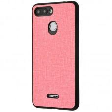 Чохол для Xiaomi Redmi 6 Hard Textile рожевий