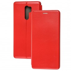 Чехол книжка Premium для Xiaomi Redmi 9 красный