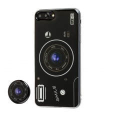 Чохол Photo Popsocket для iPhone 7 Plus / 8 Plus чорний