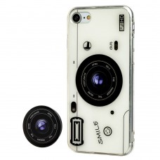 Чохол Photo Popsocket для iPhone 7/8 з попсокетом білий