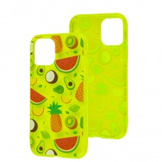 Чехол для iPhone 11 Pro Summer Time yellow / fruits