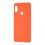 Чохол для Xiaomi Redmi Note 5 Pro Silicone cover помаранчевий