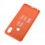 Чехол для Xiaomi Redmi Note 5 Pro Silicone cover оранжевый