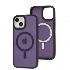 Чехол для iPhone 15 WAVE Matte Insane MagSafe deep purple