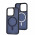 Чохол для iPhone 15 Pro WAVE Matte Insane MagSafe midnight blue